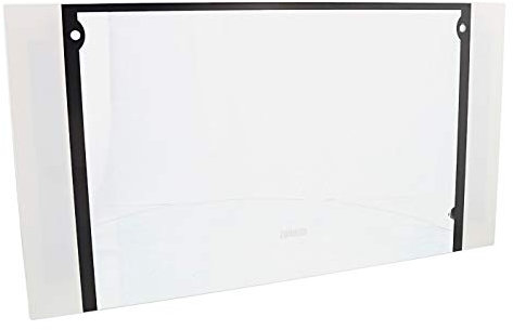 sparefixd Top Oven Grill Front White Outer Door Glass for Zanussi Cooker