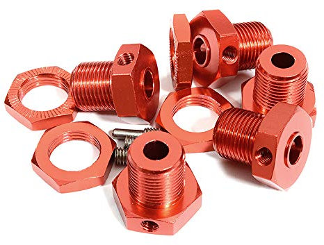 Integy RC Upgrades für Traxxas, Legierung, 17 mm, Radnabensatz ID6 mm, für Traxxas E-Maxx, E-Revo, Revo, Summit & T-Maxx