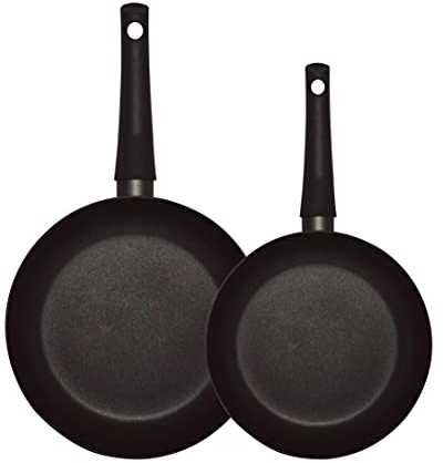 Set 2 Padelle Prima Collection serie Black, alluminio, rivestimento antiaderente, diametro 20-26 cm