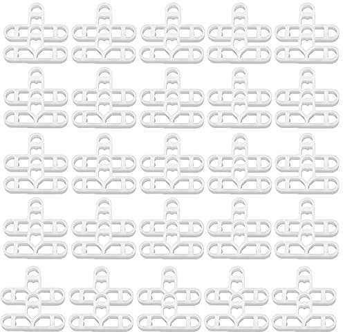 Wendergo 200 Pcs Tile Spacers 10mm Paving Slabs Spacers Plastic Tiling Spacers T Shape Joints Hollow Structure, for Floor Wall Tiler Decking Tiles Garden Brick