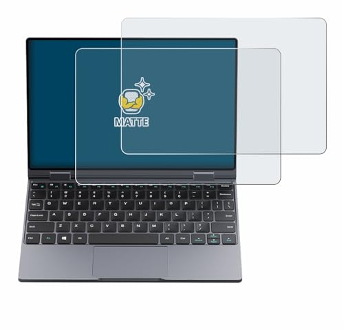BROTECT Entspiegelungs-Schutzfolie für Chuwi MiniBook X (2 Stück) Matte Displayschutz-Folie, Anti-Reflex, Anti-Fingerprint