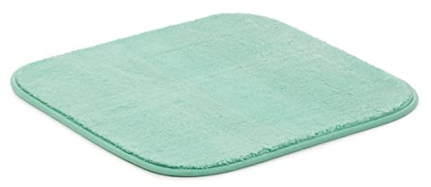 Gözze - Premium Rutschfester Badteppich, RIO, 100% Microfaser, 50 x 45 cm - Mint