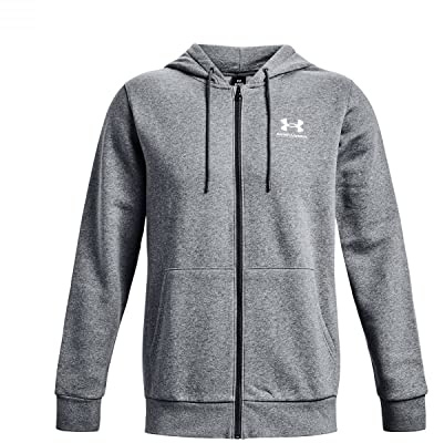 Under Armour Men's Ua Essential Fleece Full Zip Hoodie Tops
