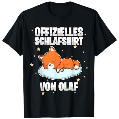 Offizielles Schlafshirt von Olaf - Personalisiert T-Shirt