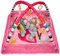 Baby Spieldecke, Spielbogen Baby, Krabbeldecke Baby Rutschfest, Baby Gyms, Babygehege mit Spielzeug und Ozeanbällen, Erlebnisdecke Gym. (Quadratisch/Rosa)