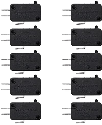 CENPEK 10 Pieces Microwave Oven Door Switch Replacement Part Compatible with Most Microwave Ovens