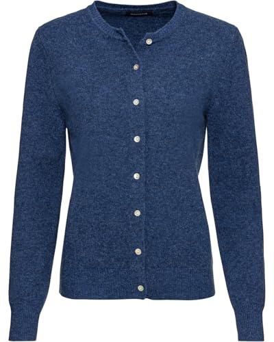 Highmoor Lambswool Cardigan Blau 42