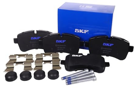 SKF Scheibenbremse Bremsbelag mit Zubehör VKBP 90140-4er Set - Position Hinterachse Höhe 78 mm Länge 171 mm Breite 131 mm Dicke 20,7 mm OE Qualität | Kompatibel mit: IVECO DAILY III Kasten, DAILY IV Kasten, DAILY IV Pritsche/Fahrgestell, DAILY V Kasten