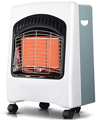 MytaYt 4,2 kW tragbarer LPG Gasheizer, freistehender Heizschrank, Butangasheizer, weiß,Liquefied Gas