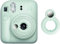 TYUANDOUER Objectif gros plan compatible avec appareil photo instantané Fujifilm Instax Mini 12 avec miroir autoportrait, objectif Fuji Mini 12 - Accessoires de miroir à selfie - Vert