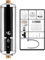 Electric Tankless Water Heater, 220V 3500W Mini Smart Heater With Temperature Display, Suitable for Bathroom Kitchen, UK Plug