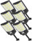 Sararoom Farolas Solares 1000W | 6500K Focos LED Exterior | Impermeable IP65 Farola Energía Solar con Sensor de Movimiento y Control Remoto, Luz de Seguridad para Camino Terraza Patio Garage, 6Pcs