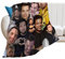 QapLWczK Collage Sebastian Stan Decke, ultraweiche Flanell-Fleecedecke, stilvoll, Schlafzimmer, Wohnzimmer, Sofa, warme Decke, für alle Jahreszeiten, 150 x 200 cm