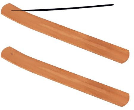 Lot de 2 Supports de Bâton Encens, Porte Encens en Bois, Accessoires d'Encens pour Salon, Salle de Yoga, Salon de Thé et Salle de Méditation