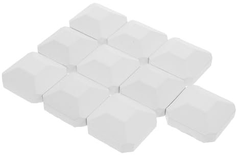 Mikinona 10pcs Bbq Gas Grill Replacement Parts Cordierite Briquettes for Gas Grill Fireplace Bbq