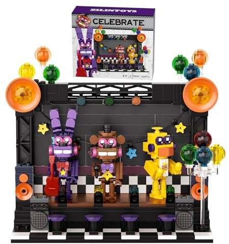 Millionspring Konzertbühnen-Bausatz, kreatives Charakterfigur-Bauspielzeug, Geschenkidee für Erwachsene und Kinder (467 PCS)