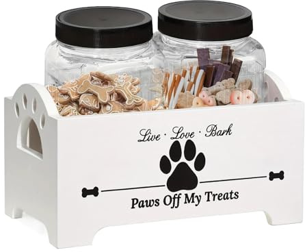 Leckerli-Behälter für Hunde – luftdichte Aufbewahrung von Lebensmitteln, versiegelter Leckerli-Halter | Stilvoller Hundezubehör-Organizer, Hundezubehör-Organizer für Hunde-, Katzen- und Haustierbesitz
