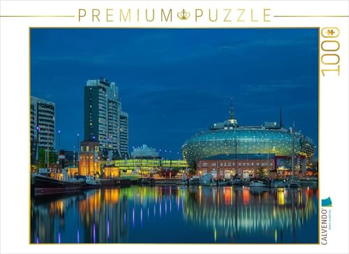 CALVENDO Puzzle Panorma Havenwelten - Bremerhaven | 1000 Teile Lege-Größe 64 x 48 cm Foto-Puzzle für glückliche Stunden