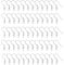 100Pcs Silver Earring Hooks, Hypoallergenic Fish Hook Earring Wires for Jewellery Making DIY