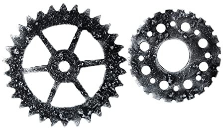 Cabilock Retro Zahnrad Wandkunst Industrielle Wanddekoration Im Vintage Stil Für Café Und Hintergrundgestaltung Deko Objekt Aus Kleinen Holzrädern