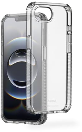 Hama Handyhülle „Extreme Protect“ für Apple iPhone 16e/17e (Bumper D3O-lizenziert, stoßfest, sturzsicher und bruchsicher, durchsichtige iPhone Hülle ohne Vergilben, Case für induktives Laden)