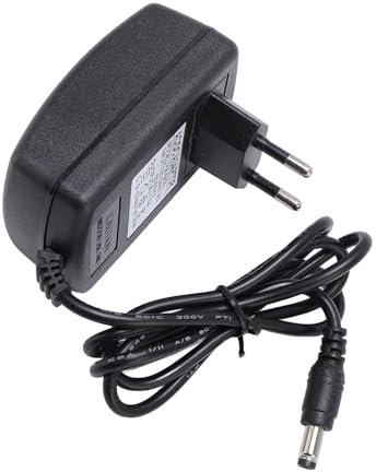 Adaptador de Alimentación de 9V 3A, Enchufe del Cargador Fuente Alimentación y Reproducción sobre el Protector Voltaje Estable 32W Salida Anti -envejecimiento 5.5 Mmx2. Mm Enchufe para la (Enchufe