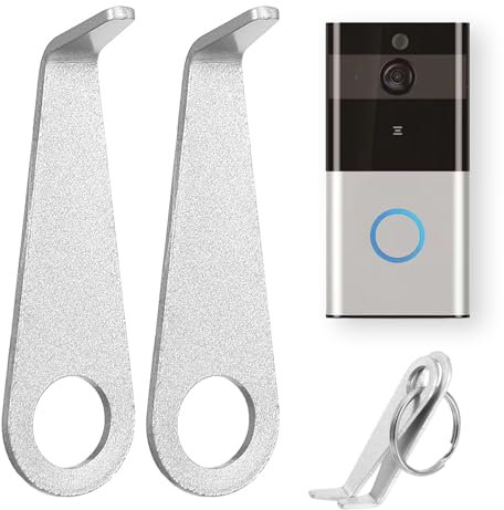 Mabor 2Pcs Video Doorbell Key Replacement Tool, Secure Removal Key Tool Compatible with Keyring Battery Doorbell Camera Opening Tools