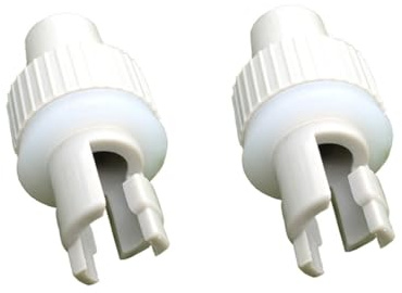 PRETYZOOM 2pcs Inflatable Boat Air Valve Adapter for Kayak and Pool Pump Quick Inflation PVC Conversion Fittings for Rowing Boats Paddle Boards and Inflatable Surfing Accessories White