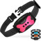 DogRook Collier Anti-Aboiement pour Chiens Rechargeable, Vibrant et sans Décharge Électrique - Adapté aux Animaux Pesant de 3,5 à 50 kg - Rose