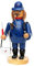 Wichtelstube-Kollektion Holz Räuchermann Räuchermännchen Räucherfigur Elektriker 11,5 x 11 x 20 cm