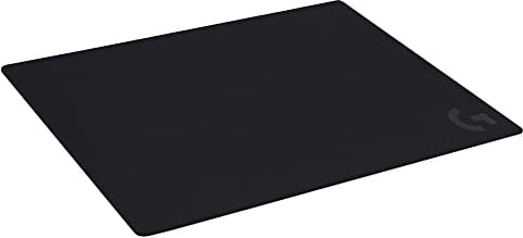 Logitech G G640 Alfombrilla juegos, grande, tela, optimada para sensores juegos, roce superficial medio, alfombrilla antideslizante, accesorios/juegos Mac y PC, 460x400x3 mm