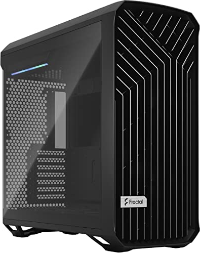 Fractal Design Torrent RGB Black E-ATX Tempered Glass Window High-Airflow Mid Tower Computer Case