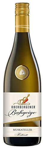 Oberbergener Baßgeige Muskateller Kabinett trocken, 0,75l, Intensiv, Tropisch & Blumig, Perfekt zu Käse, 3-4 Jahre Lagerdauer