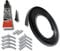 ABC Products Universal 3 & 4 Sided Silicone Oven Cooker Door Rubber Seal Kit (with Glue Sealant)