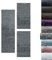 SIMPEX Bettumrandung Schlafzimmer 3teilig Shaggy Hochflor Teppich Hellgrau Bettset: 2 mal 80x150 + 1 mal 80x250 - Schlafzimmer Teppich 3 Teilig Läufer Extra Weich Flauschig Bettvorleger Läuferset