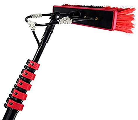 ATRNA Window Cleaning Pole, Window Cleaner Kit Window Cleaning Brush Equipment Cleaning Photovoltaic and Solar Panels
