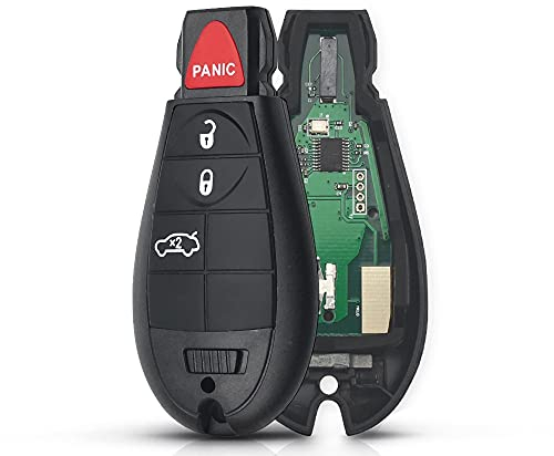 Chiave auto remota adatta per Jeep Grand Cherokee 2008 2009 2010 2011 2012 2013 M3N5WY783X IYZ-C01C 433Mhz Smart Key Fob Uncut (colore : chiave remota)