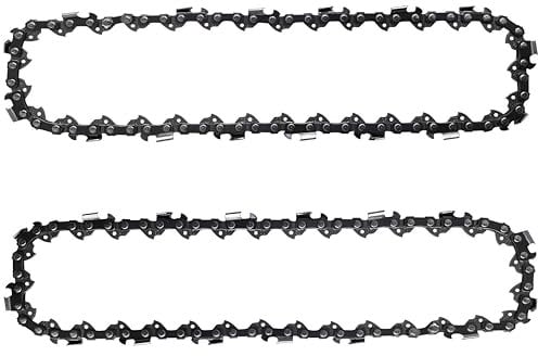 2 Pieces 10 Inch Chainsaw Chain 40 Drive Links, 050 Gauge, 3/8 LP Pitch, S40 10-Inch Pole Saw Chain Compatible with Greenworks, Craftsman, Echo, Sun joe, Poulan