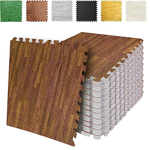 SG Traders Eva Foam Mats Interlocking Gym Flooring Puzzle Exercise Mats Non-Slip Rubber Cushion Floor Tiles Interlocking Eva Mat Gym Workout Tiles (60x60cm) 24 x 24