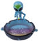 Yblenic Alien-Thematischer Außenbereich Aschenbecher, Coole Aschenbecher für Zigaretten, Dekoration für Zuhause, Büro, Geschenk