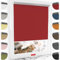 Schuette® Verdunkelungsrollo ohne Bohren/mit Bohren 2in1 ● Thermo Rollo Kollektion: Candy Cherry (Rot) ● 100 x 130 cm (Breite x Höhe) ● Suprafix Klemmrollo = Klemmfix 2.0 ● 60s Montage mit Video