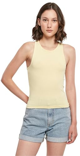 Build Your Brand Damen Top Ladies Racer Back Top softyellow M
