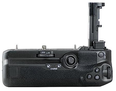 QUMOX BG-R10 R5 R6 Vertical Multi-funtion Battery Grip Power Pack as Replacement for Canon EOS R5 R6 R5C R6 Mark II Camera (Not for RP/R), Compatible with LP-E6NH Battery(Battery not Include)