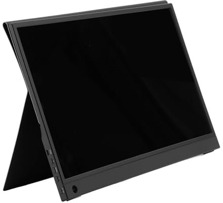 16inch Portable Monitor Touchscreen, FHD 2560x1600 IPS External Monitor with Smart Cover & Speakers, USB C, HDMI Computer Display HDR Eye Care Gaming Monitor for Laptop PC