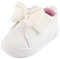 Cheerful Mario Primeros Pasos Zapatos Bebe Niña 1-5 Año Zapatos de Lona con Lazo Zapatillas Casual Deporttivas Suaves y Transpirables Blanco 27 EU