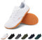 Geweo Barefoot Shoes Chaussures Minimalistes Pieds Nus Homme Femme Sneakers Confort Larges Chaussures de Trail Running Marche Fitness Gym été Sport Simples Légères Chaussures Blanc 37 EU