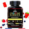 Creatine Monohydrate Gummies 3g/Collagene Marin/Musculation Pre Workout BCAA/Vitamine B6/Sport/Fitness/Vegan/Sans Gluten/Sans OGM/Sans Sucre/Gout Naturel Fraise/Femme/Homme/60 Bonbon Créatine/20 jours