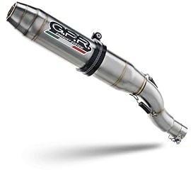 Auspuff GPR kompatibel mit Suzuki Gsx-8S 2022-2024, Deeptone Inox, kompletter Auspuff zugelassen, geliefert mit abnehmbarem dB-Killer, Katalysator und Kollektor