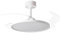 BEL AIR HOME - Ventilatore da soffitto SLIM - Motore DC silenzioso - Pale pieghevoli - Luce LED 36W regolabile 3000K-6500K - Telecomando incluso - Design moderno, Bianco