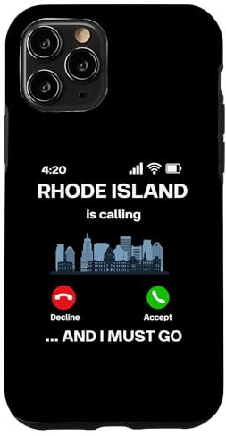 iPhone 11 Pro Rhode Island Is Calling And I Must Go Travel Case